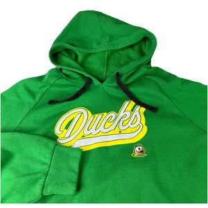Oregon Ducks Green Womens Hoodie Sweatshirt‎ Size 2XL Sport Athleisure FLAW